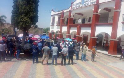 Ciudadanos de Cuilápam toman Palacio Municipal ante inacción de autoridades en conflicto limítrofe