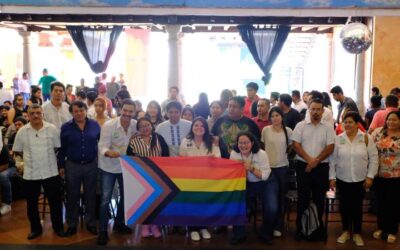 Comparte Ray Chagoya propuestas con la comunidad LGBTIQ+ para hacer de Oaxaca una ciudad de libertades y derechos