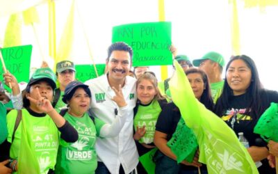 Con energía para transformar la capital, Ray Chagoya arranca campaña en la colonia Los Ángeles