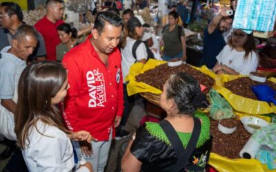 Gestionará David Aguilar mayor seguridad para la Central de Abasto