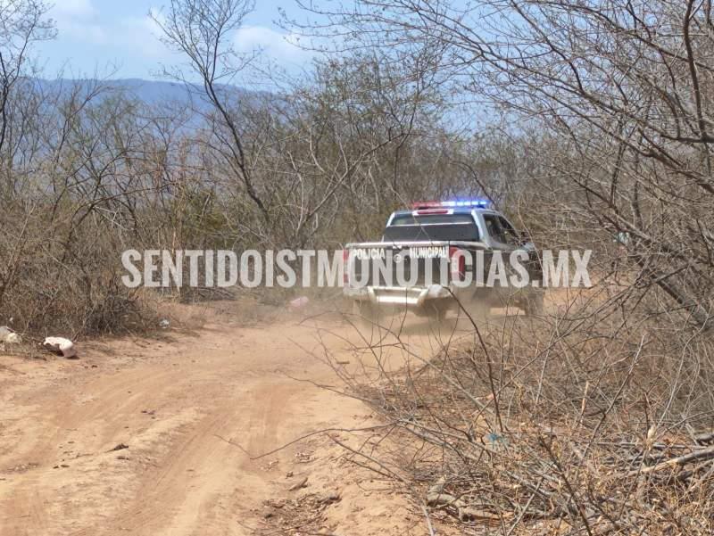 Localizan cuerpo semi calcinado en agencia municipal de Tehuantepec