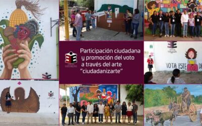 Promueve IEEPCO participación ciudadana y promoción del voto a través del Arte para la Comunidad “Ciudadanizarte”