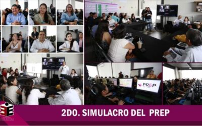 Realiza IEEPCO Segundo Simulacro del PREP