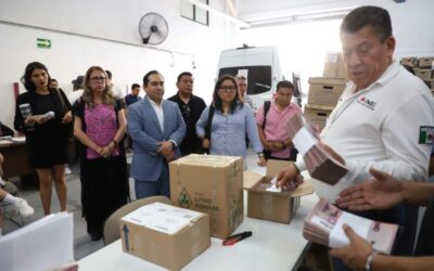 Rumbo a las Elecciones Oaxaca 2024, recibe IEEPCO material electoral para VotoMex