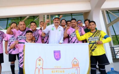 Unión de Taxistas del Estado de Oaxaca respalda la candidatura de Ray Chagoya durante su tradicional torneo de fútbol