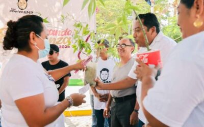 Equipo EMP reinicia campaña de reforestación en Juchitá