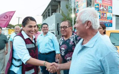 Yesenia Nolasco recibe apoyo total en 15 días de campaña