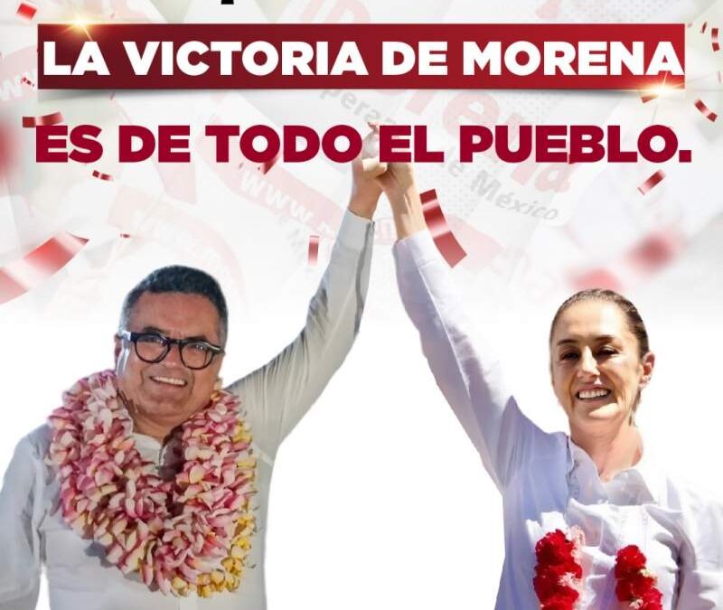Abrumador triunfo del morenista Carol Altamirano, ganó 2 a 1