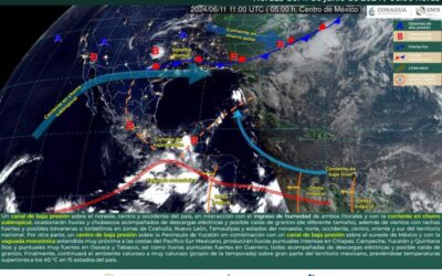 Continuarán lluvias de intensidad variable en diversas regiones de Oaxaca