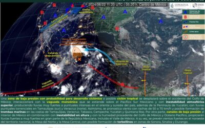 Este sábado persistirán las lluvias en todo el estado