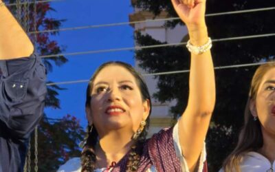 “La esperanza puede más que el miedo”, dice Nancy Benítez en su primer discurso como presidenta electa de Xoxo