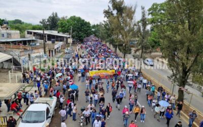 Marcha S-22 a 18 años del fallido desalojo del 14 de junio de 2006