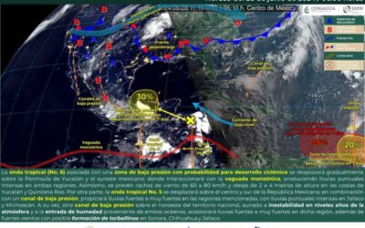 Pronostican temporal lluvioso para este fin de semana en Oaxaca