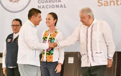 Reconoce Gobernador Salomón Jara entrega y patriotismo de la Guardia Nacional