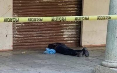 Muere hombre en portal del Zócalo de Oaxaca