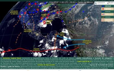 Onda tropical número 8 ocasionará tormentas en diversos puntos de Oaxaca