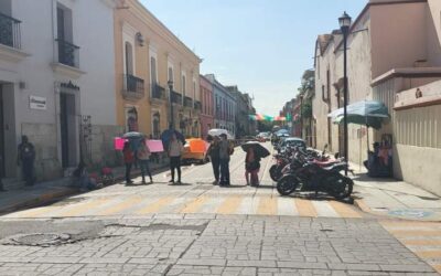 Por segundo día consecutivo, caos en Centro Histórico por protesta de Sindicato Autónomo