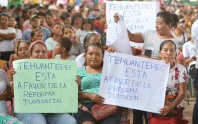 Respalda Santo Domingo Tehuantepec reforma al Poder Judicial