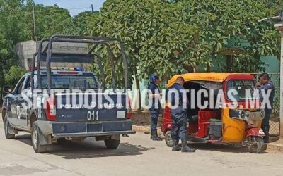 Balean a joven mototaxista en Tehuantepec, Oaxaca