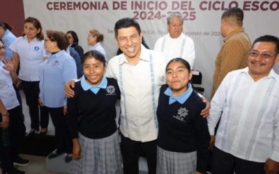 “Educar es transformar”: Salomón Jara Cruz, durante inicio del ciclo escolar 2024-2025