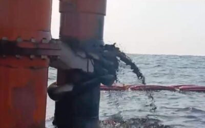 En alerta playa de Salina Cruz por posible contaminación tras derrame de combustoleo