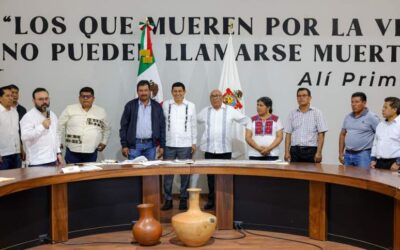 Logran comunidades de Llano de Guadalupe, Tlaxiaco y Lázaro Cárdenas, San Miguel el Grande acuerdo de paz, justicia y bienestar social