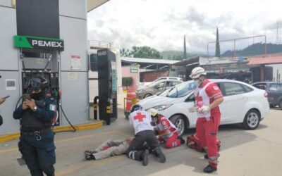 Muere hombre de un infarto en gasolinera de Oaxaca