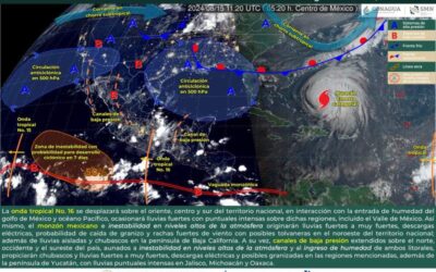 Pronostican lluvias ligeras en gran parte de Oaxaca para este jueves