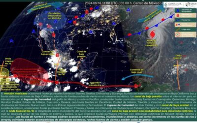 Se mantendrán las lluvias y tormentas para este fin de semana en Oaxaca