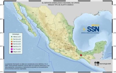 Sin afectaciones tras sismo percibido en las regiones del Istmo de Tehuantepec y Cuenca del Papaloapan
