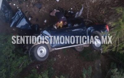 Vuelca camioneta particular en la carretera Panamericana