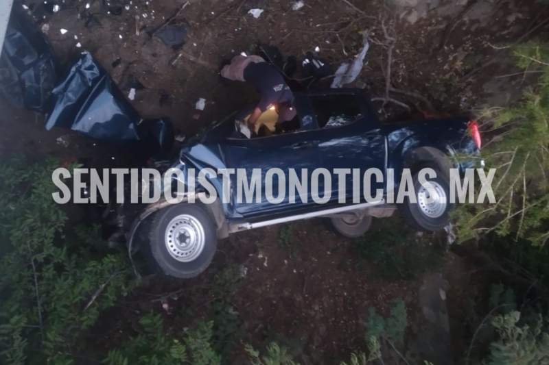 Vuelca camioneta particular en la carretera Panamericana