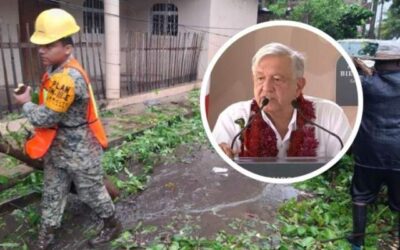 AMLO reporta 8 muertes en Acapulco por inundaciones de John