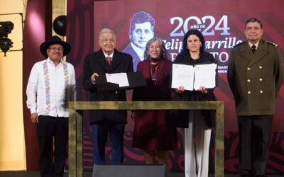 AMLO se despide… pero antes firma reformas de la Guardia Nacional y de pueblos indígenas