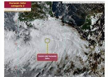 ¿Dónde y cuándo tocará tierra el ‘resucitado’ huracán ‘John’, de categoría 1?