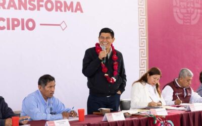 Impulsa Salomón Jara caminos, educación, vivienda e infraestructura básica de San Juan Tamazola