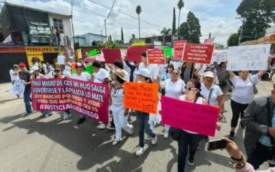 Marchan en Santa Lucía del Camino para exigir justicia por asesinato de Diego Paz