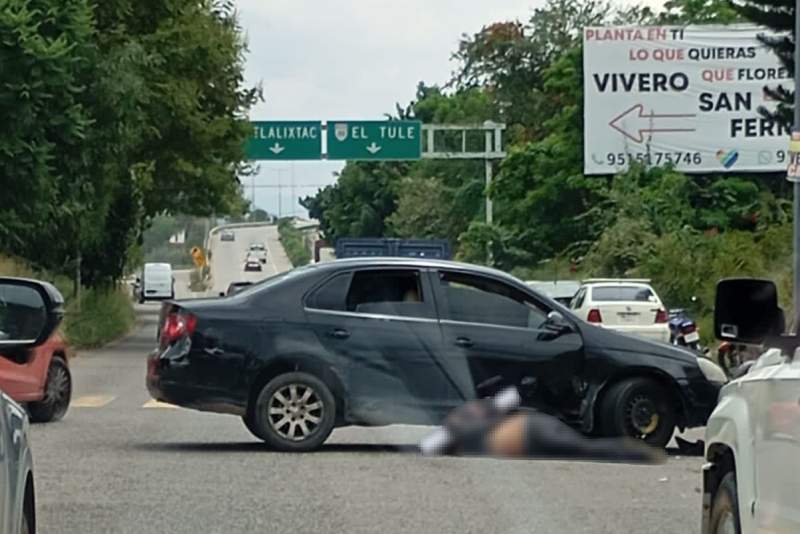 Muere motociclista en trágico accidente, en carretera 190