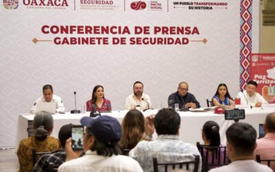 Presenta Sego avances en materia de gobernabilidad en Oaxaca durante el mes de agosto