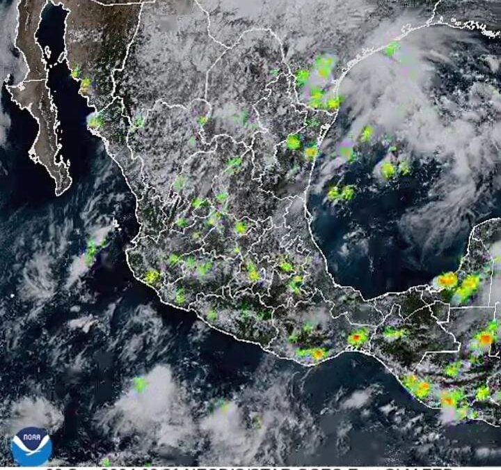 Se prevén lluvias durante las próximas seis horas en Oaxaca