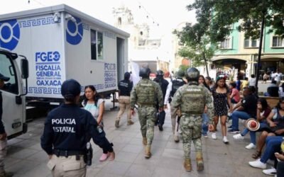 SSPC mantiene orden y paz durante las fiestas patrias de Oaxaca de Juárez