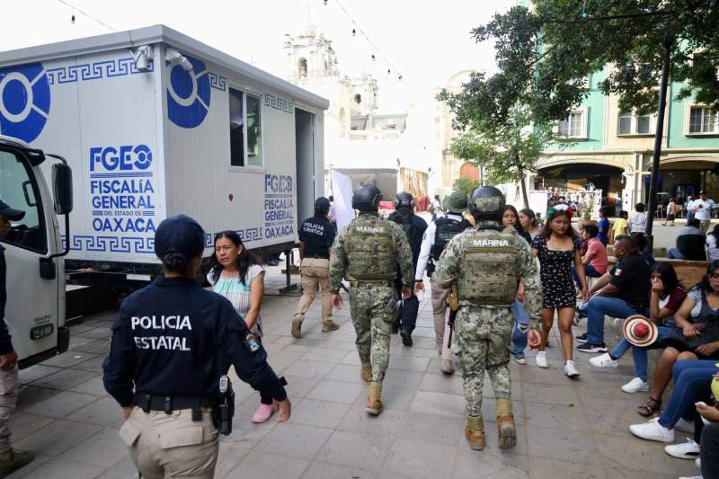 SSPC mantiene orden y paz durante las fiestas patrias de Oaxaca de Juárez