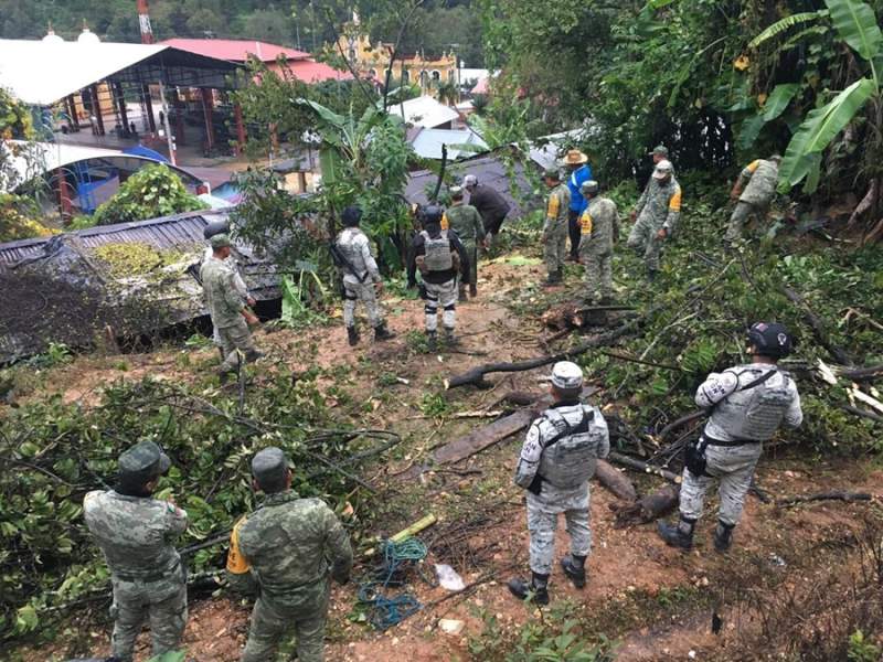 Apoyan Delegados de Paz Social a municipios afectados por “John”