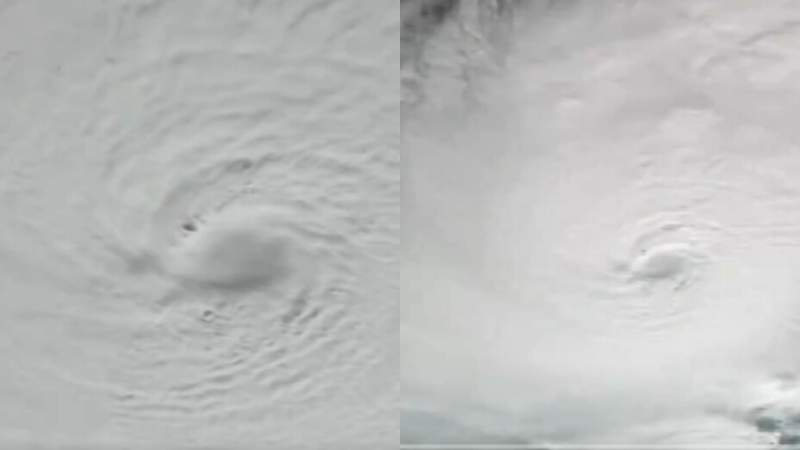 Así se ve el huracán ‘Milton’ desde el espacio en su paso por el Golfo de México