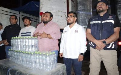 Fluye la ayuda tras inundaciones en Juchitán; IEEPO se suma a los donativos