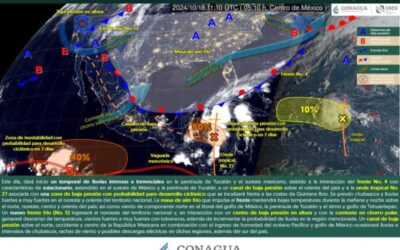 Pronostican lluvias para este día y el fin de semana en territorio oaxaqueño