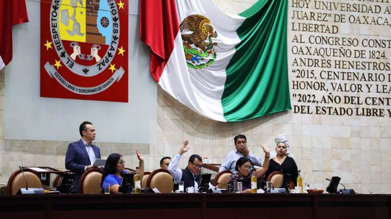 Ratifica Congreso cambios de autoridades en cinco municipios de Oaxaca