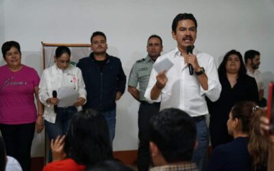 Ray Chagoya refuerza la colaboración ciudadana en la estrategia de seguridad para la capital oaxaqueña