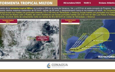 Se forma la tormenta ‘Milton’ en el Golfo de México: Esta es su trayectoria y los estados que afectará EN VIVO