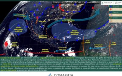 Se mantendrán las lluvias para este fin de semana en territorio oaxaqueño